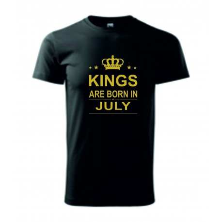 Pánské tričko - KINGS ARE BORN IN JULY