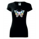 Dámské tričko - Motýl barevný